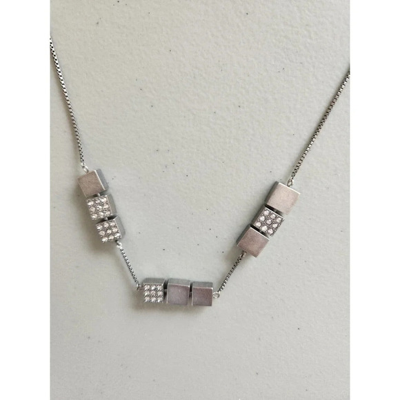NWT Swarovski Crystallized 5577710 Necklace Cube - Picture 6 of 6